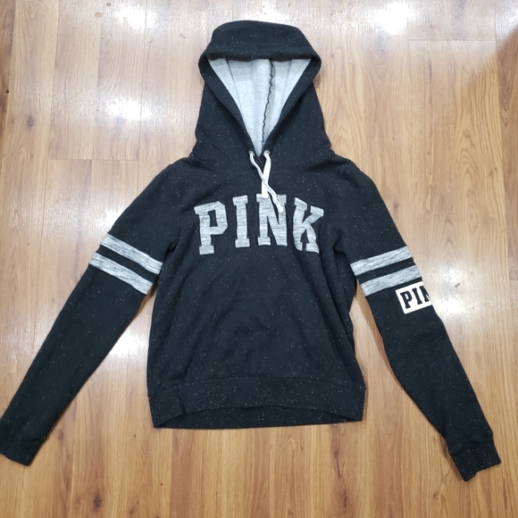 PINK Victoria's Secret Tops - PINK Victoria Secret speckled hoodie!